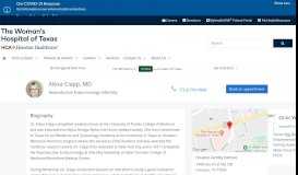 
							         Alexa Clapp MD - Find a Doctor | Woman's Hospital of Texas								  
							    