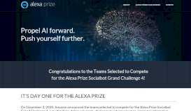 
							         Alexa Prize - Amazon Developer								  
							    