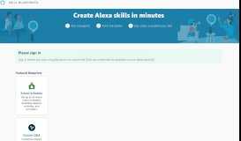 
							         Alexa Skill Blueprints								  
							    