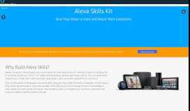 
							         Alexa Skills Kit - Amazon Developer								  
							    