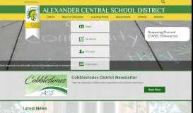 
							         Alexander Central School District								  
							    