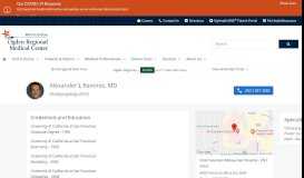 
							         Alexander L Ramirez MD - Find a Doctor | Ogden Regional Medical ...								  
							    