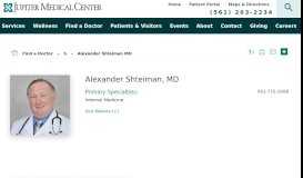 
							         Alexander Shteiman MD | Palm Beach County Hospital								  
							    