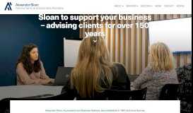 
							         Alexander Sloan: Accountants & Business Advisers - Glasgow								  
							    