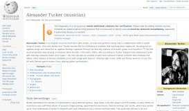 
							         Alexander Tucker (musician) - Wikipedia								  
							    