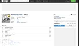 
							         Alexander Tucker - Portal (CD, Album) | Discogs								  
							    