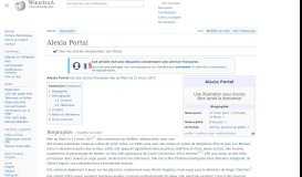 
							         Alexia Portal — Wikipédia								  
							    