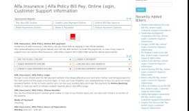 
							         Alfa Insurance | Alfa Policy Bill Pay, Online Login, Customer ...								  
							    