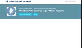 
							         Alfa Vision Auto Insurance Login | Make a Payment								  
							    