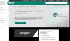 
							         Alfred Deakin Institute for Citizenship and Globalisation | Deakin								  
							    