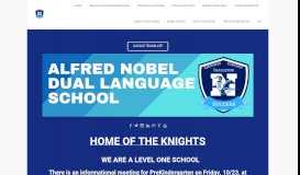 
							         ALFRED NOBEL ELEMENTARY SCHOOL - Home								  
							    