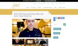 
							         Alfred Portale and Gotham Bar and Grill | Food Recipes - Great Chefs								  
							    