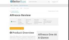 
							         Alfresco Review – 2019 Pricing, Features, Shortcomings - Better Buys								  
							    
