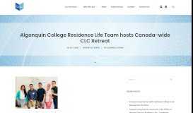 
							         Algonquin College Residence – Campus Living Centres								  
							    