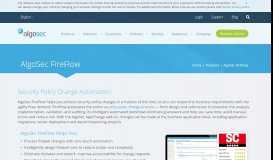 
							         AlgoSec FireFlow | AlgoSec								  
							    