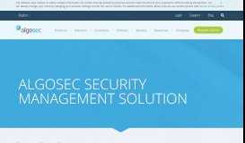 
							         AlgoSec Security Management Solution | AlgoSec								  
							    
