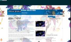 
							         Alien Portal | Dream World Wiki | FANDOM powered by Wikia								  
							    