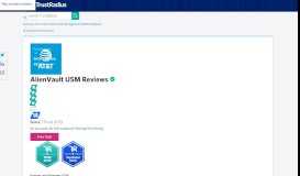 
							         AlienVault USM Pros and Cons | TrustRadius								  
							    