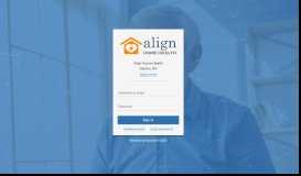 
							         Align Home Health Login								  
							    