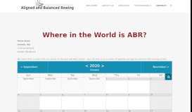 
							         Aligned and Balanced Rowing | Where in the World is ABR?								  
							    