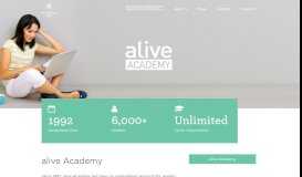 
							         alive Academy | Courses in Natural Health and Nutrition								  
							    