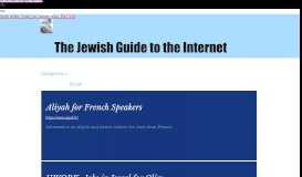
							         Aliyah - The Jewish Guide to the Internet								  
							    