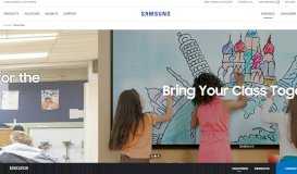 
							         All about Education Solutions | Samsung Business Australia								  
							    