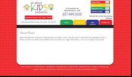 
							         All About Kids Pediatrics | Patient Portal								  
							    