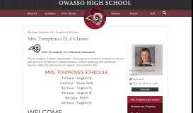 
							         All About Mrs. Tompkins - Linsey Tompkins - Owasso High School								  
							    
