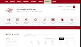 
							         All About RHCSD / Calendar - Red Hook Central Schools								  
							    