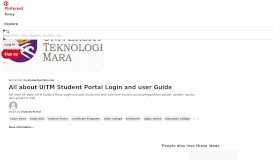 
							         All about UiTM Student Portal Login and user Guide | Student Portal in ...								  
							    