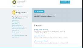 
							         All City online services - City of Cape Town								  
							    