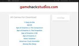 
							         All Games For Download - Gamehackstudios								  
							    