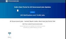 
							         All Government Jobs - Sarkari Naukri India's Best Govt Job Portal Site								  
							    