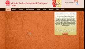 
							         All India Andhra Bank Award Employees' Union								  
							    