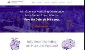 
							         All Influencer Marketing Conference								  
							    