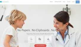 
							         All new HIPAA compliant, paperless EHR, EMR, and patient portal								  
							    
