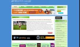 
							         All Nigeria Soccer - The Complete Nigerian Football Portal								  
							    