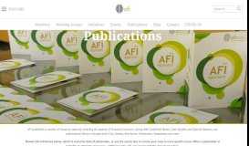 
							         All Publications AFI Data Portal (ADP): Sharing your countries ...								  
							    