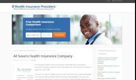 
							         All Savers Health Insurance Company - Health Insurance Providers								  
							    