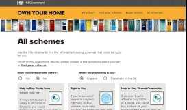 
							         All schemes – Own Your Home								  
							    