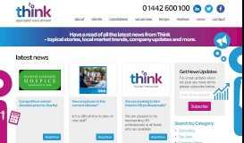 
							         All the latest news from Think Specialist Recruitment								  
							    