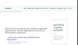 
							         All Universities in Namibia Online Applications 2019-2020 | 2019 ...								  
							    