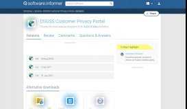 
							         All versions - Software Informer - DSGSS Customer Privacy Portal								  
							    