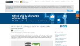 
							         All you need to know about email backup in Office 365 and Exchange								  
							    