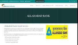 
							         ALLAHABAD BANK - CSP Bank Mitra BC								  
							    