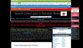 
							         Allama Iqbal Open University Jobs 2019 Pakistan - Jobz.pk								  
							    
