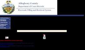 
							         Allegheny County Department of Court Records								  
							    