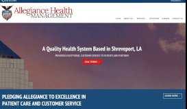 
							         Allegiance Health Management								  
							    