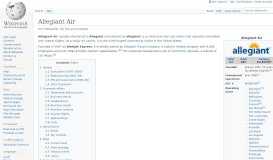 
							         Allegiant Air - Wikipedia								  
							    